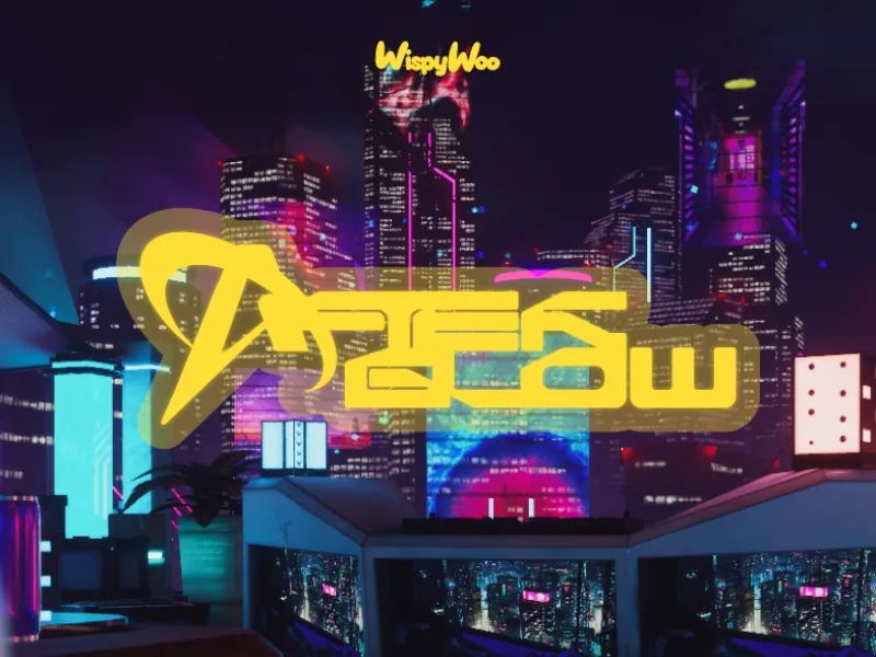 A neon city skyline seen from an apartment terrace at night, with the After Glow title across the middle.